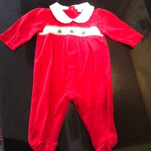 Kissy Kissy Smocked Christmas pajamas